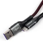 کابل تبدیل USB به USB-C هیسکا مدل LX-404 طول 1 متر